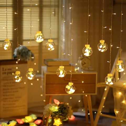 HUIRAN-guirlande lumineuse décorative pour arbre de noël, LED décorations pour maison, cadeau de nouvel an, 2022 Natal, 2022 ► Photo 1/6