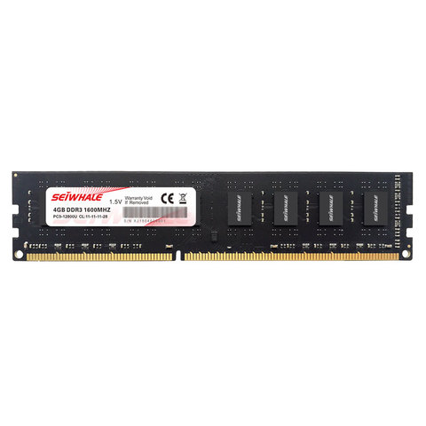 Seibaleine – mémoire de serveur d'ordinateur de bureau, modèle Ddr3, capacité 4 go 16 go, fréquence d'horloge 1600/2400/2666Mhz, Ram, Dimm, compatible avec les processeurs Intel/Amd ► Photo 1/6