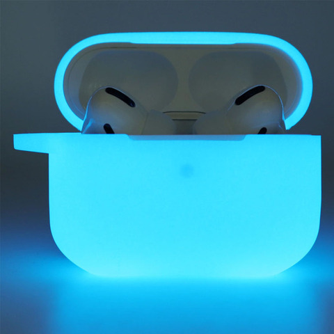Étui pour écouteurs lumineux Fluorescent de nuit pour AirPods Pro Bluetooth écouteurs sans fil étui de protection pour AirPods Pro Cover ► Photo 1/6