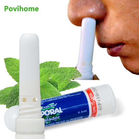 Pommade à la menthe inhalateur Nasal, huiles essentielles originales, pour le nez, rhinite, froide, à base d'herbes, 1/2/5 pièces, thaïlande ► Photo 1/6