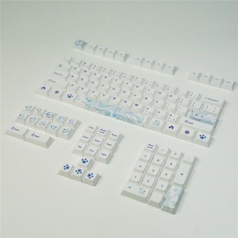 Capuchons de touches de clavier Arora en PBT, profil XDA, pour clavier mécanique GH60 XD64 GK64 68 84 87 96 104 108 ► Photo 1/6