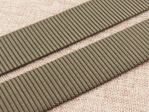 Sangle en Nylon vert 38mm, ceinture souple, boucle de ceinture, lanière de porte-clés, sac à main Webbing-38mm ► Photo 1/1