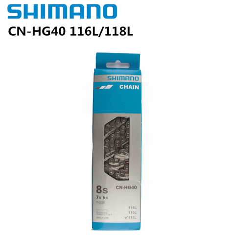 SHIMANO – chaîne de vitesse pour vélo de route avec boîte d'origine, modèle CN HG40 6/7/8, 118L ► Photo 1/3