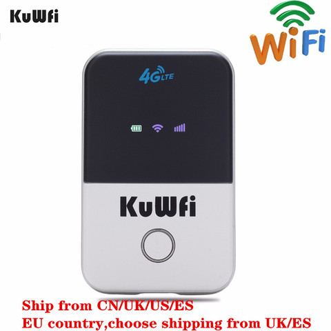 150Mbps Portable LTE Wifi routeur 3G 4G sans fil routeur Mobile Wifi Hotspot avec fente pour carte SIM affichage intelligent pour voyage 2000mAH ► Photo 1/5