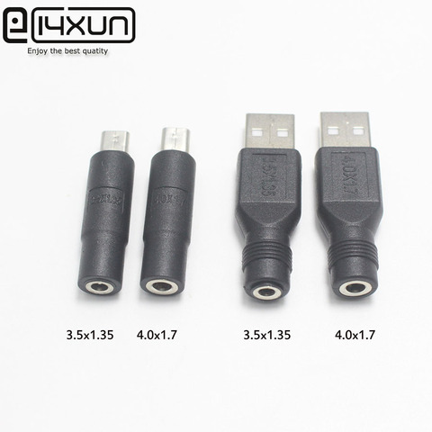 Connecteur Micro USB 2.0/USB 3.5 mâle vers cc 1.35x4.0/1.7 x adaptateur pour ordinateur portable mm femelle, 1/2/5 pièces ► Photo 1/6