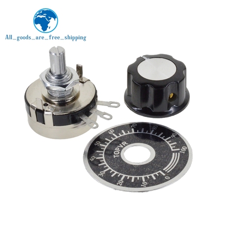 TZT – potentiomètre 2W 1A WTH118, 1K 2.2K 4.7K 10K 22K 47K 100K 470K 1M ► Photo 1/5