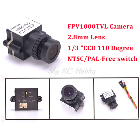 Nouvelle caméra Mini FPV 1/3 CMOS 1500TVL B19 - Puissance d