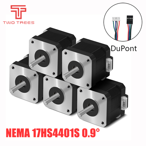 Nema17 moteur pas à pas 42 moteur Nema 17 moteur 42BYGH 1.5A 38mm 17HS4401 17HS4401S valeur d'impulsion 0.9 moteur 4-plomb pour imprimante 3D CNC ► Photo 1/6