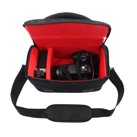 Imperméable à l'eau en Nylon caméra sac à bandoulière étui de transport pour Canon EOS 77D 70D 80D 4000D 2000D 5D Mark IV III 60D 6D 7D II ► Photo 1/5