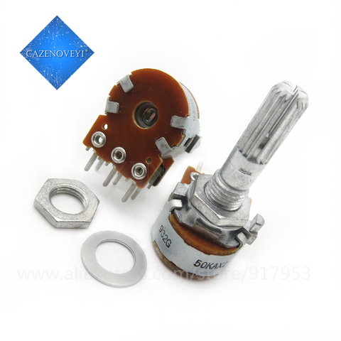 1 pièces/lot Promotion japon pour alpes 16 type double volume potentiomètre A50K A100K 25MM fleurs alpes en Stock ► Photo 1/1