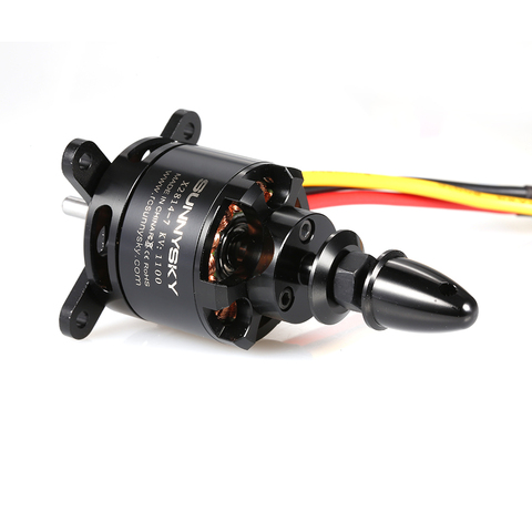 SUNNYSKY – moteur sans balais X2814 900kv 1000kv 1100kv 1250kv, moteur à Rotor externe pour avions RC 3D à ailes fixes, 1 pièce ► Photo 1/6