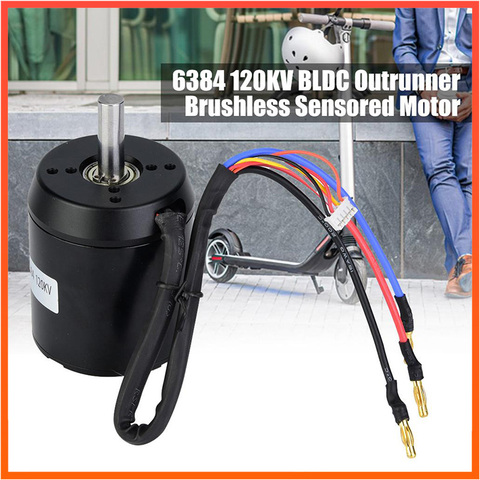 Moteur sans brosse antipoussière imperméable de puissance forte de Hub de Scooter électrique de 6384 120KV BLDC pour des accessoires électriques de Scooter ► Photo 1/6