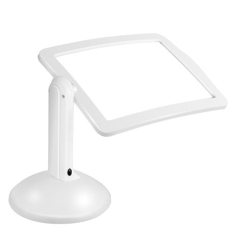 360 degrés Rotation mains libres 3X loupe 2 LED outil grossissant bureau Table lumière nuit lecture lampe avec patins antidérapants ► Photo 1/6