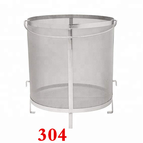 Sac filtrant en acier inoxydable 304, pour confitures de gelée, baril de brassage à domicile, panier filtrant, passoire, outils de Bar ► Photo 1/6