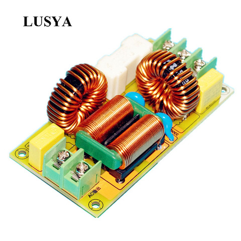 Lusya 2A 4A 15A 25A EMI Module de filtre d'interférence électromagnétique filtre d'alimentation ca T1186 ► Photo 1/6