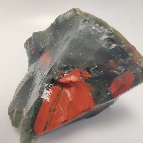 Pierre brute de sang naturelle africaine 80 – 100g, cristal brut, Quartz, forme irrégulière, spécimen de Dragon ► Photo 1/4