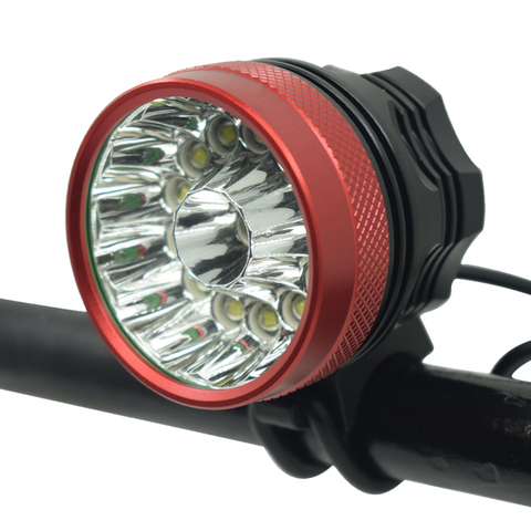 WasaFire – lampe frontale de vélo à LED, 14 x T6, 3 Modes d'éclairage, étanche, Super luminosité, 25000lm ► Photo 1/6