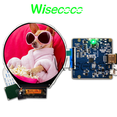 Wisecoco – circuit imprimé rond 3.4 pouces, 800x800, écran IPS TFT LCD, HDMI vers MIPI DSI, pilote, pour Raspberry Pi ► Photo 1/5