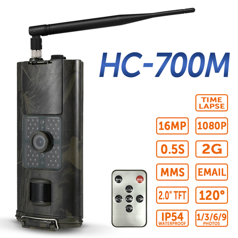SUNTEK – caméra infrarouge de chasse et de suivi des sentiers MMS 2G SMS SMTP, piège à animaux sauvages, temps de déclenchement 0.5S, 940nm, 16mp 1080P ► Photo 1/6