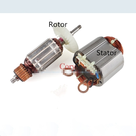 Rotor/Stator de moteur d'armature de pièce de meuleuse d'angle de rechange à ca 220V pour Hitachi G15SA2 ► Photo 1/3