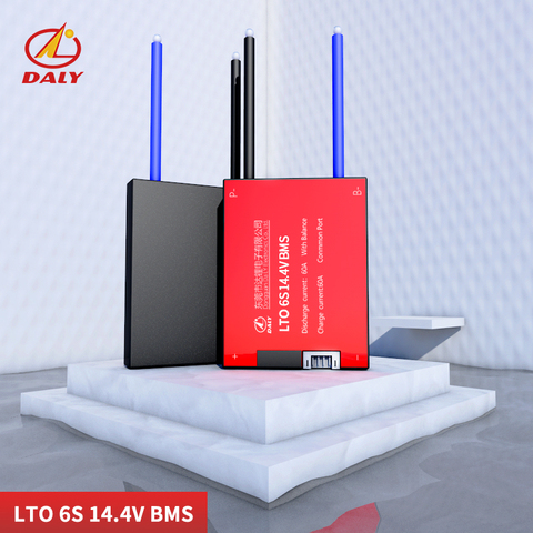 18650 6s LTO bms 14.4v 20A 40A 60A carte de système de gestion de batterie au lithium LTO bms pcm pcb pour magasin d'énergie solaire ► Photo 1/6