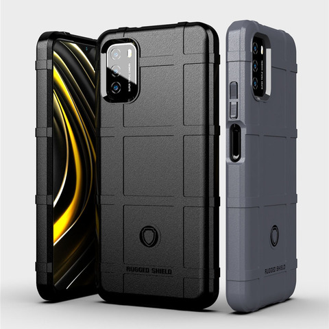 Étui en Silicone robuste pour Xiaomi Poco M3 housse de Protection pour téléphone dur militaire robuste pour étui Poco M3 ► Photo 1/6