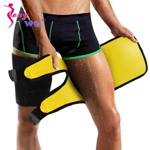 SEXYWG – cuissardes en néoprène pour hommes, 2 pièces, jambière Slim, ceinture enveloppante, vêtement amincissant, tondeuse, entraîneur, attelle de Sport ► Photo 1/6