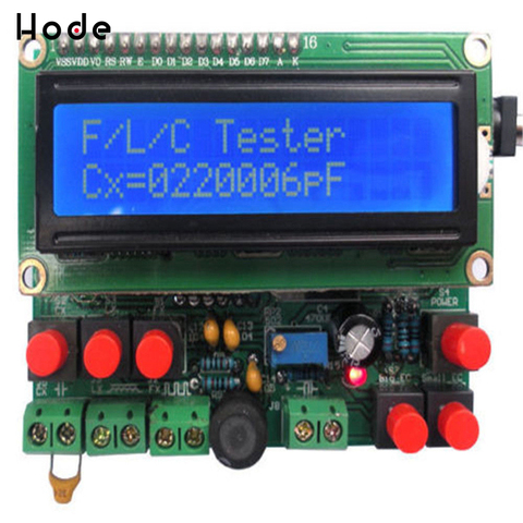 Compteur de fréquence numérique LCD secohmmètre compteur de capacité Kit de bricolage compteur de fréquence cymomètre Inductance testeur fréquentenzimetro ► Photo 1/1