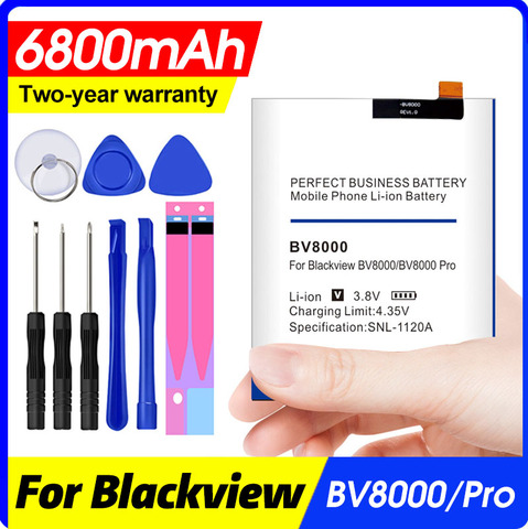 Nouvelle batterie de Production BV8000 6800mAh pour Blackview BV8000 BV 8000 Pro batterie de haute qualité ► Photo 1/5