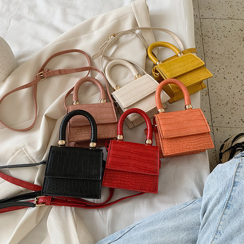 Sacs à bandoulière motif Crocodile pour femmes, sacs à main de styliste en cuir PU de qualité, petits sacs Messenger à bandoulière, nouvelle collection 2022 ► Photo 1/6