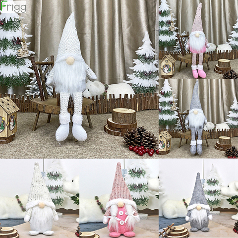 Noël sans visage Gnome Santa arbre de noël suspendus ornement poupée décoration pour la maison Navidad pendentif cadeaux bonne année 2022 ► Photo 1/6