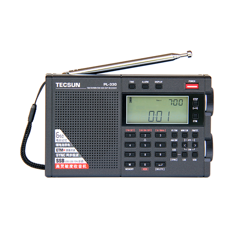 Tecsun – Radio stéréo Portable PL-330, avec réglage numérique, haute Performance, ondes courtes, simple bande latérale, batterie au lithium I3-011 ► Photo 1/6