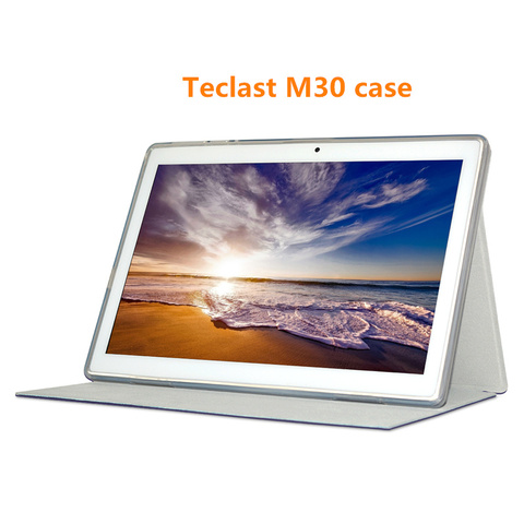 Coque en cuir Pu avec support pour tablette Teclast M30 10.1, 10.1 pouces, étui pour tablette Pc 2022, avec cadeaux ► Photo 1/6