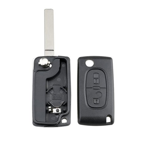 Coque de remplacement pour clé télécommande à 2 boutons, pour citroën C3, 01A, Ce0536 Va2 ► Photo 1/1