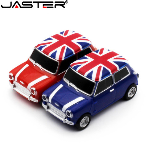 JASTER Mini voiture modèle clé USB 4 GB 8 GB 16 GB 32 GB 64 GB USB 2.0 clé USB clé USB clé USB stylo lecteur cadeau U disque livraison gratuite ► Photo 1/6