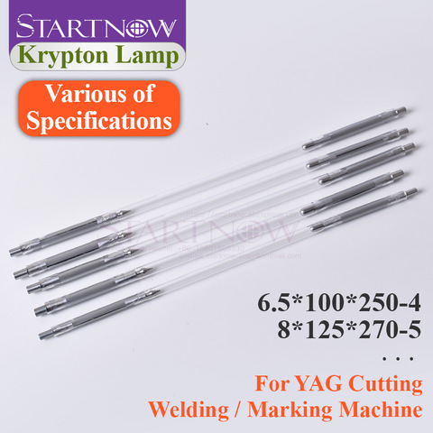 Startnow 8x125x270-5 Laser Krypton lampe pour YAG IPL marqueur équipement pièces Nd:YAG Laser Flash Tube 8*100*250-5 lampe à Arc court ► Photo 1/6