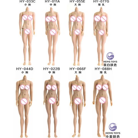Squelette d'acier inoxydable de corps féminin sans couture Flexible d'échelle de 1/12 pour le modèle de poupée de Figure d'action jouets de HENG ► Photo 1/6