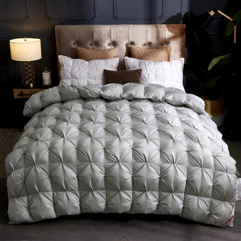 Couette de luxe épaisse en Duvet de canard blanc, 100% Duvet d'oie, couverture 3D pain, couvre-lit ► Photo 1/6