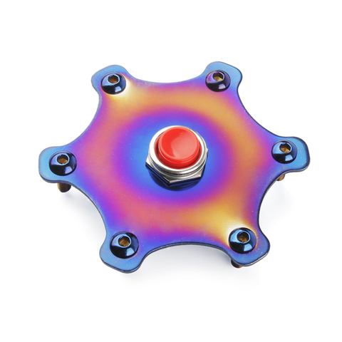 Gogo-volant klaxon bouton course klaxon bouton de commutation couvercle cuisson bleu Sport-gogo-9501 ► Photo 1/6