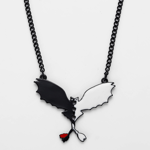 DCARZZ collier ras du cou comment former votre Dragon émail pendentif noir pistolet chaîne Punk bijoux bande dessinée enfants Ketting collier femmes ► Photo 1/5