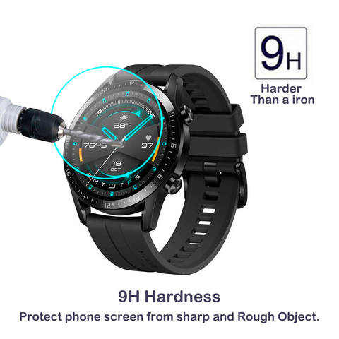 Protecteur d'écran pour Huawei Honor Magic Watch GT 2, en verre trempé 2.5D, verre transparent anti-rayures, 42mm 46mm ► Photo 1/6