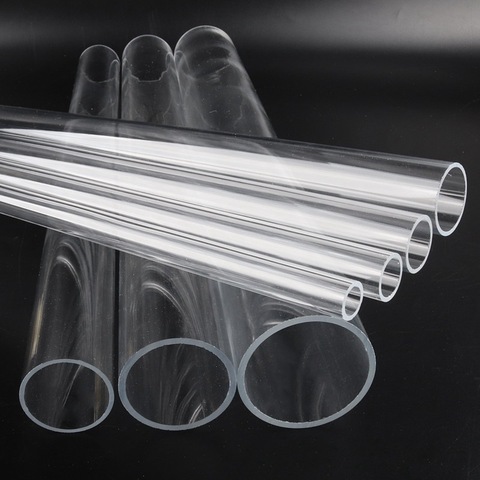 Tube acrylique Transparent de 20cm O.D16-110mm, Tube en plexiglas pour Aquarium, Tube en verre Transparent pour Aquarium, 2 pièces ► Photo 1/6