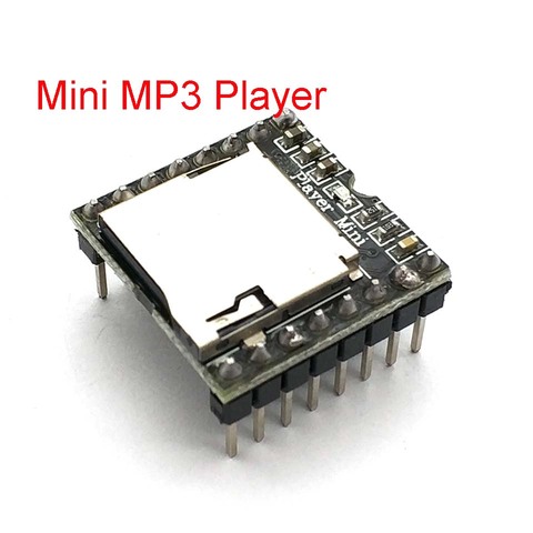 DFPlayer – Mini Module de lecteur MP3, carte de décodage vocal prenant en charge la carte TF u-disk IO/Port série/AD pour Arduino, Kit de bricolage ► Photo 1/4