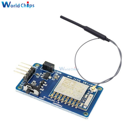 Module WIFI V1.0 avec antenne IPEX ESP-07 GHz pour Arduino, contrôleur de Port UART série TTL 4 broches, ESP8266, 2.4 ► Photo 1/6