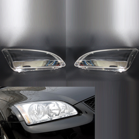 Phares avant gauche/droite pour Ford Focus 2005/2006/2007, 2 pièces, couvercle de lampe, accessoires adaptés à la Ford Focus ► Photo 1/5