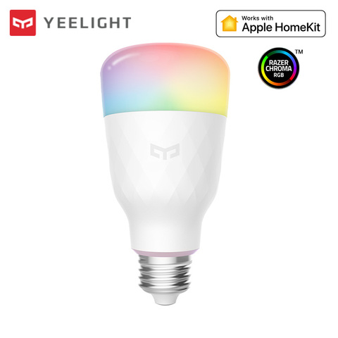 Yeelight ampoule couleur intelligente 1S LED RGBW Wifi APP contrôle travail avec Mi maison Homekit Google Assistant Alexa SmartThings ► Photo 1/6