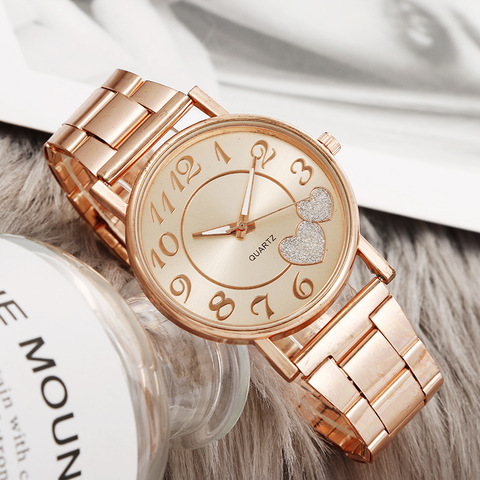 Montre de luxe en cristal noir pour femmes, 2022, montre-bracelet à Quartz avec strass, bracelet en alliage, cadeau ► Photo 1/6