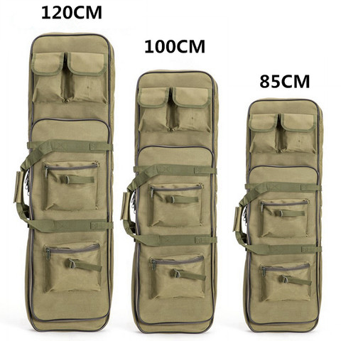 Désert 85cm 95cm 120cm tactique chasse sac à dos double fusil carré sac de transport avec bandoulière pistolet étui de Protection sac à dos ► Photo 1/6