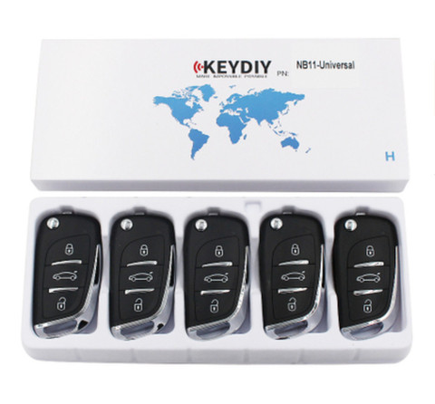 Clé télécommande multifonction universelle, 5 pièces, pour KEYDIY série NB, KD900 + URG200 KD-X2, NB11, NB08, NB10, NB18, NB25, NB26, NB28, NB29, KD ► Photo 1/6