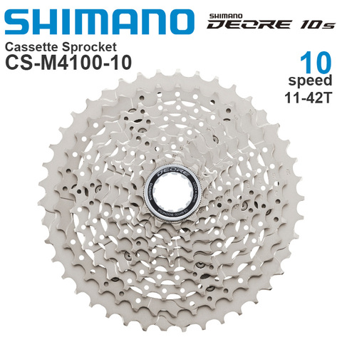 SHIMANO – pignon de Cassette DEORE M4100 10v, 10 vitesses, HYPERGLIDE 11-46T, 11-42 vitesses ► Photo 1/2